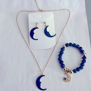 Blue Moon Necklace set